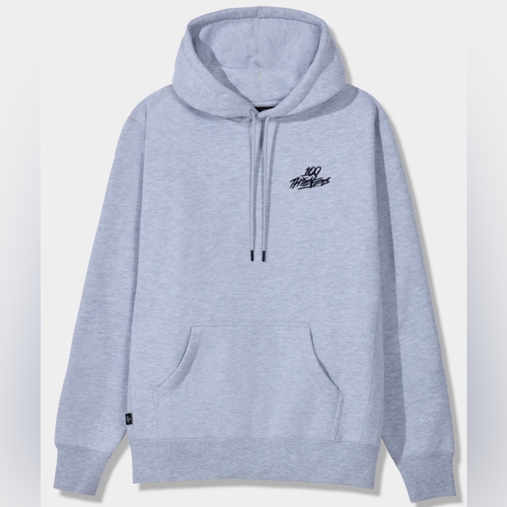 NWT - 100 Thieves Foundations Hoodie - Grey